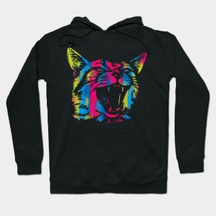 Vibrant Cat Hoodie